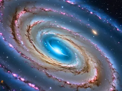 Galaxy Spiral Arms tablet space wallpaper