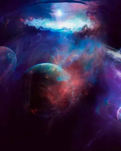 Galaxy universe space 4k space wallpaper