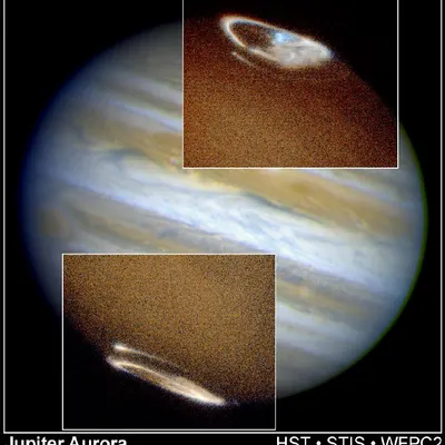 Hubble Provides Complete View of Jupiter Auroras hd space wallpaper