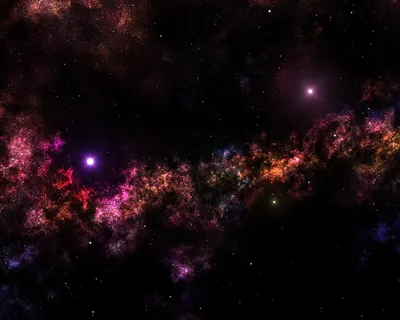 Milky way nebula stars 4k space wallpaper