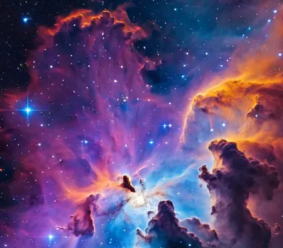 Nebula Stellar Nursery phone space wallpaper