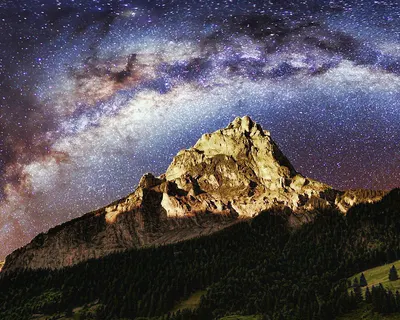 Night sky galaxy 4k space wallpaper