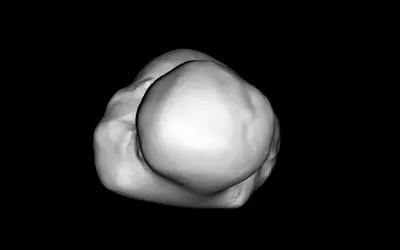 Rotating Shape Model of Rosetta Comet Target hd space wallpaper