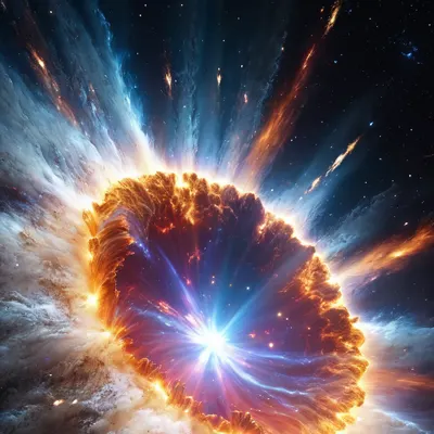 Supernova Explosion phone space wallpaper