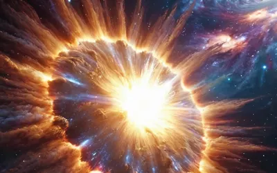 Supernova Explosion tablet space wallpaper