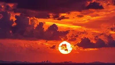 Dramatic Fire Sunset Sky phone sunset wallpaper