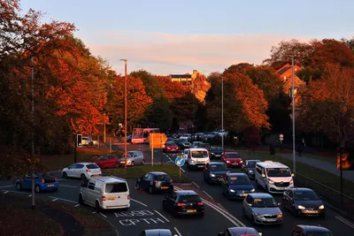 Durham england rush hour 4k sunset wallpaper