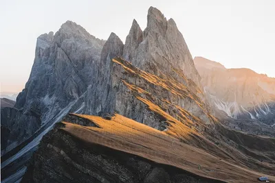 Mountains nature landscape 4k sunset wallpaper