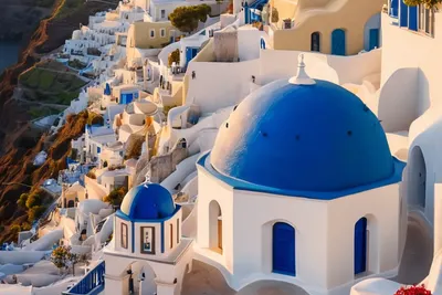 Santorini Sunset Greece phone sunset wallpaper