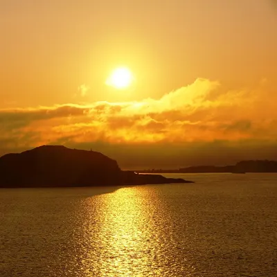 Sunset norway evening atmosphere 4k sunset wallpaper