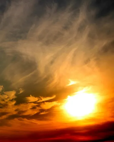 Sunset sky clouds 4k sunset wallpaper