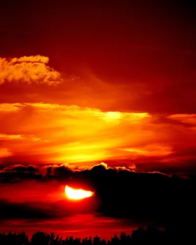 Sunset sun sky 4k sunset wallpaper