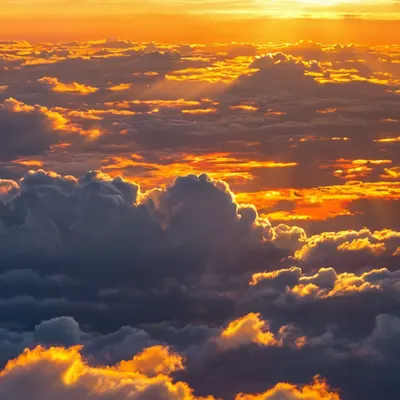 Sunset Through Clouds Aerial tablet sunset wallpaper